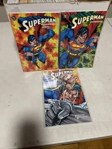 Superman Doomsday Hunter/Prey #1-3 Completo 1 2 3 Set Serie DC 1994 Jurgens - Imagen 1 de 1