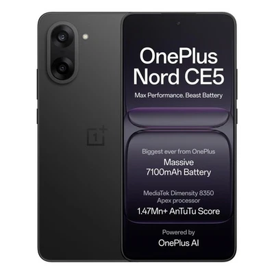🔥OnePlus Nord CE 5 Negro Infinity 5G Doble SIM - 8 GB RAM 128 GB - Desbloqueado🔥 Foto 1 de 4