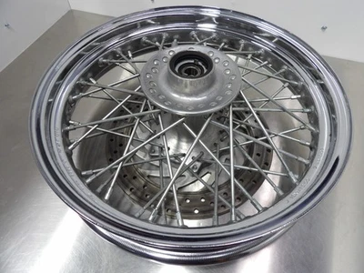 98-16 Yamaha V-Star Classic XVS 650 llanta delantera 16" con rotor de freno RECTA Foto 1 de 4