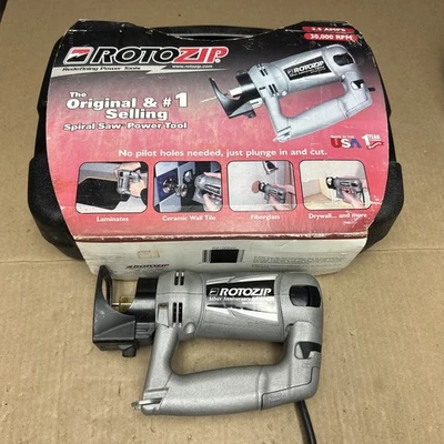 Rotozip Solaris Spiral Saw Power Tool SLS-02 Silver Edition W/Hard Case/Works - Image 1 of 4