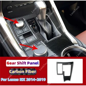 Calcomanía del panel de cambio de marchas para Lexus NX 200t cubierta protectora de fibra de carbono - Imagen 1 de 13