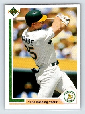 1991 Upper Deck - Mark McGwire #656 - Image 1 of 2