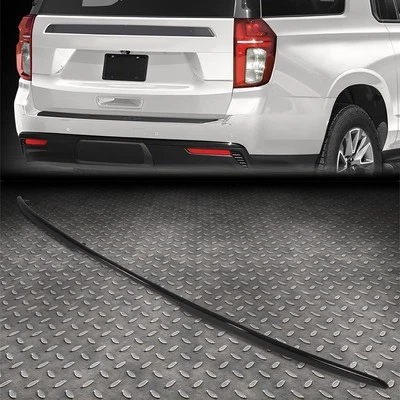 Cubierta de parachoques trasero para 21-24 Suburban Tahoe GMC Yukon XL moldura negro brillante Foto 1 de 3