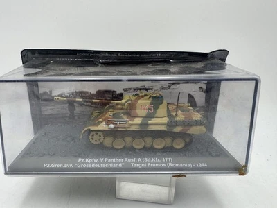 DIE CAST 1/72 TANK " PZ.KPFM V PANTHER AUSF.A GROSSDEUTSCHLAND 1944 " - Immagine 1 di 2
