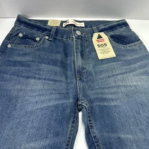 Levis 505 Regular Big Boys Straight Denim Jeans!!(18R)—29x29 - Picture 1 of 6