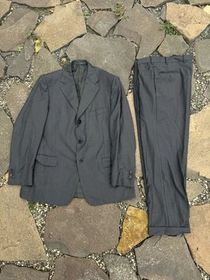 Traje de Lana Ermenegildo Zegna Gris Talla 50r/40 R Foto 1 de 4