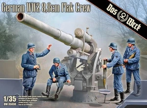 Das Werk DW35038 - 1:35 Alemania Segunda Guerra Mundial 8,8 cm tripulación antiaérea - Imagen 1 de 4