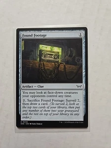 Found Footage - Duskmourn - LP - MTG Magic - Common - Artifact  - Picture 1 of 1