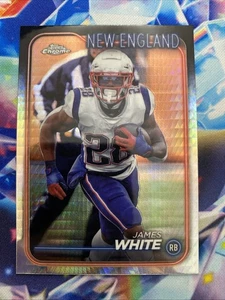 2024 Topps Chrome Football James White Prism Refractor #127 - Picture 1 of 2