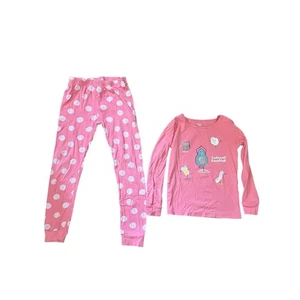 Carter's Pajamas Avocado Breakfast Pajama 2pcs Set Pink & White Polka Dot Bottom - Picture 1 of 4