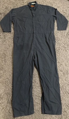 Mono Red Kap Hombres 62 LN Verde Ropa de Trabajo Cremallera Completa CT10SGC USADO Foto 1 de 4