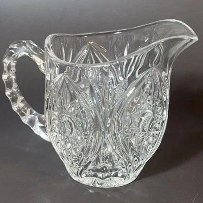 "Crema de cristal de plomo corte Riihimäki Chicago con patrón de diamantes y botones - 3,5""" Foto 1 de 4