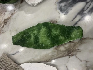 "Plato para servir hojas verdes Vietri 18""" - Imagen 1 de 4