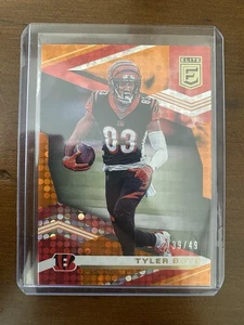 2020 Panini Donruss Elite TYLER BOYD orange And Red Refractor /49 #23 Card - Picture 1 of 2