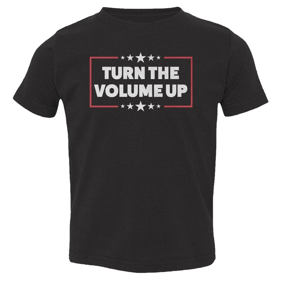 Turn The Volume Up - NYC Mayor Zohran Mamdani Toddler T-Shirt - Image 1 of 1