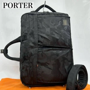 Bolso de Negocios Porter Yoshida 30 Aniversario Modelo Tanker 3 Vías Negro Genuino - Imagen 1 de 12