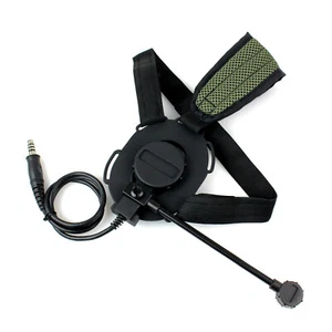 40-60db Earpiece Headset Headphone Airsoft Mic Radio For Bowman Elite II HD03 E - Picture 1 of 9