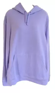 NWT TEK GEAR WOMEN LAVENDER FLEECE SWEATSHIRT HOODIE L /S SWEATER TOP sz: L - Picture 1 of 11