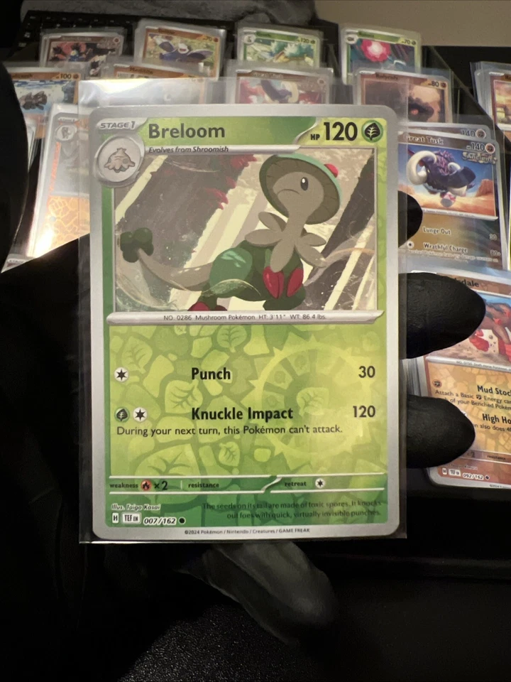 Breloom 007/162 Sv05: Temporal Forces Reverse Holo - Image 1 of 1