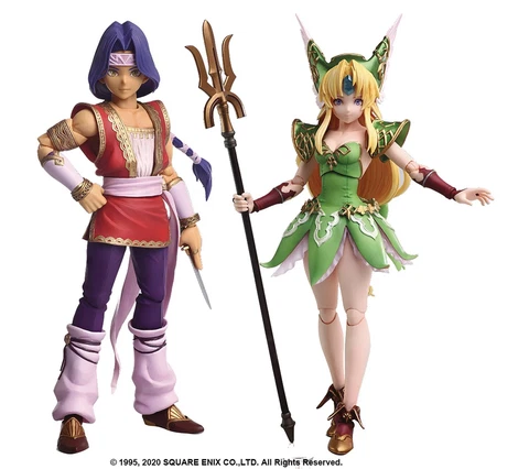 Square Enix Bring Arts: Trials of Mana - Hawkeye & Riesz Action Figure Set Cover