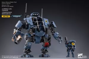 JOYTOY Warhammer 40k Space Wolves Battle Pack Invictor Warsuit w/ Pilot 1/18 FIG - Picture 1 of 12