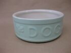 Mason Cash Ceramic Dog Bowl ~ Light Green ~ 6"