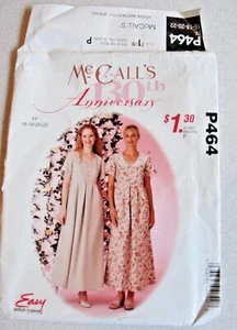 McCall's Anniversary Pattern #P464 Uncut Misses Dress Multi-Sizes 16-18-20-22 - Picture 1 of 6
