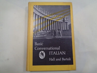 Basic Conversational Italian 1963 Vintage Language High School Textbook Foto 1 de 4