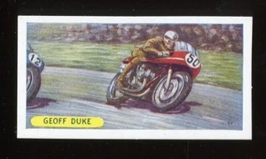 1957 Junior Service Famous Sports Records Autorennen #13 Geoff Duke NM/MT - Bild 1 von 2