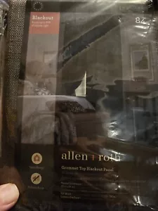 New Allen & Roth Winbourne Blackout Panel 54 x 84 Grommet Top 0792465 - Picture 1 of 5