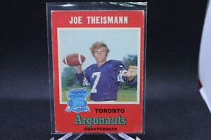 Joe Theismann #13 - 1971 O-Pee-Chee - Toronto Argonauts - Very Good Condition