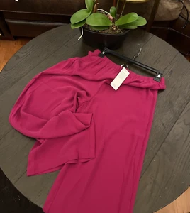 NWT EILEEN FISHER RHAPSODY Silk Georgette Crepe Straight Ankle Pants Size 3X - Picture 1 of 9