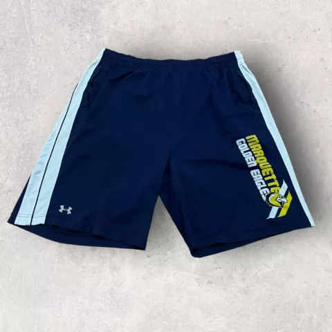 Marquette Golden Eagles Shorts Mens 3XL Blue Under Armour Light Athletic Sports Cover