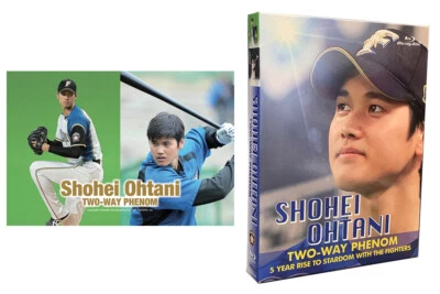 Shohei Ohtani Collector's 3 Disc Blu-ray BOX "Two-Way Phenom" with Shohei's card - Image 1 of 4