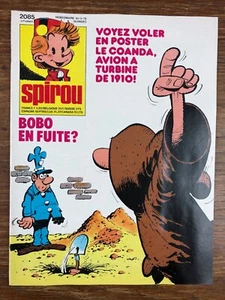 SPIROU Nr 2085 (Mars 1978) COMPLET Avec Poster AVION COANDA en bel état - Foto 1 di 2