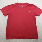 Echo Unltd Shirt Mens XL Red Rhino Logo Crew Neck Short Sleeve Tee V Neck