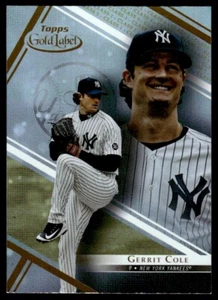 2021 Topps Gold Label Class 1 Gerrit Cole New York Yankees #59 R82 - Picture 1 of 2