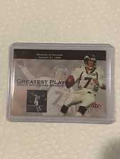 2001 Fleer Premium John Elway GREATEST PLAYS card #8 OF 21 GP Denver Broncos HOF