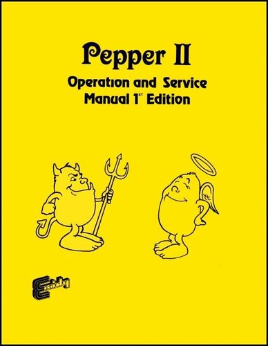Pepper II Arcade Game Operations/Service/Repair/Troubleshoot Manual ...