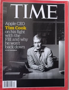 Time Magazine Collector MARCH 2016 " TIM COOK " - Picture 1 of 1