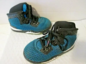 Toddler Air Jordan Spike 40 8c 8 Blue, Black, Pink boys b10 - Picture 1 of 6