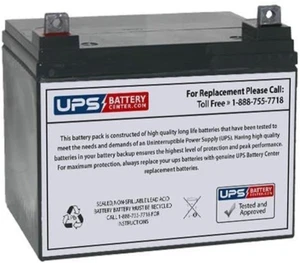 ML35-12 Battery - 12V 35AH U1 Deep Cycle AGM Solar Battery Replaces 33Ah, 34Ah, - Picture 1 of 1