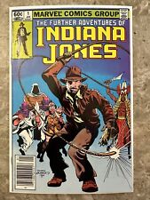 Further Adventures of Indiana Jones #1 Newsstand VF+ (Marvel Comics 1983)
