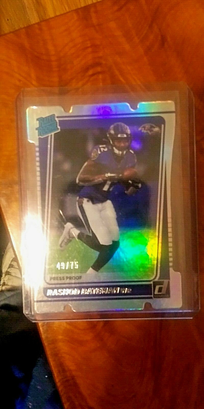2021 Donruss RASHOD BATEMAN #49/75 Silver Pres Proof Die Cut Rated Rookie 