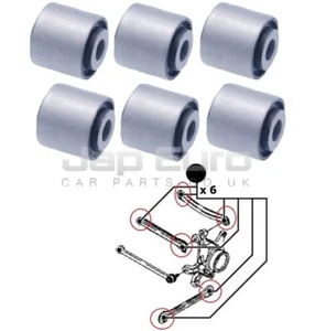 For Ssang Yong Kyron Rexton Rodius Rear Lateral Control Arm Rod Bushes Kit - Picture 1 of 1