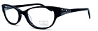 Lulu Guinness - L844 Blk 51/17/135 - Black - New Authentic Women Eyeglasses