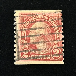 Sehr seltene George Washington Briefmarke rot zwei 2 Cent - Bild 1 von 4