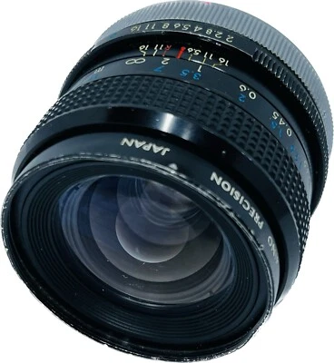 1s02- Lente gran angular Canon FD Kino Precision Kiron 2/28 mm montaje MC🌸 Foto 1 de 4