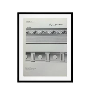 Impresión firmada por Roy Lichtenstein - Templo de Apolo, 1964, edición limitada, arte pop - Imagen 1 de 10