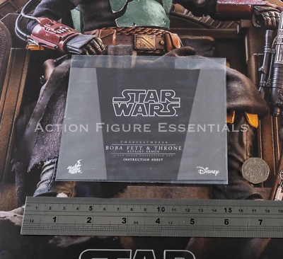 Hot Toys Boba Fett Throne Instructions 1/6 Figure Part TMS056 Repaint Armour - Image 1 of 4